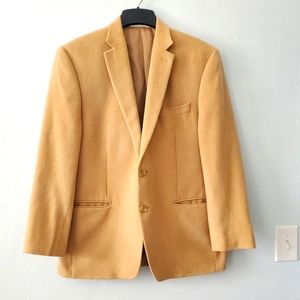Ralph Lauren Mens blazer coat sz 42R Camel hair
